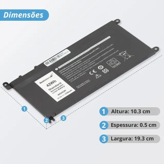 bateria dell inspiron 3501 p90f - Foto 2