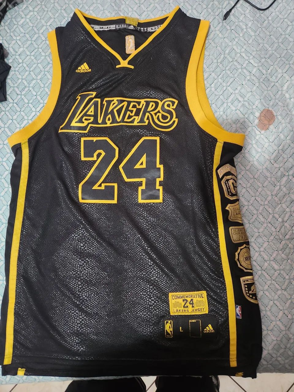 Regata de basquete Lakers comemorativa Kobe Bryant