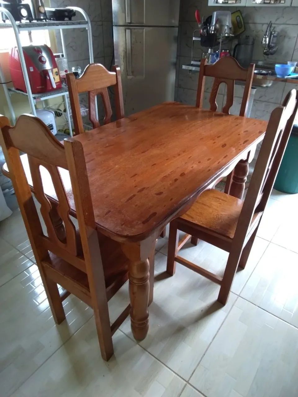 Vendo jogo de mesa de anjelim  - Foto 2