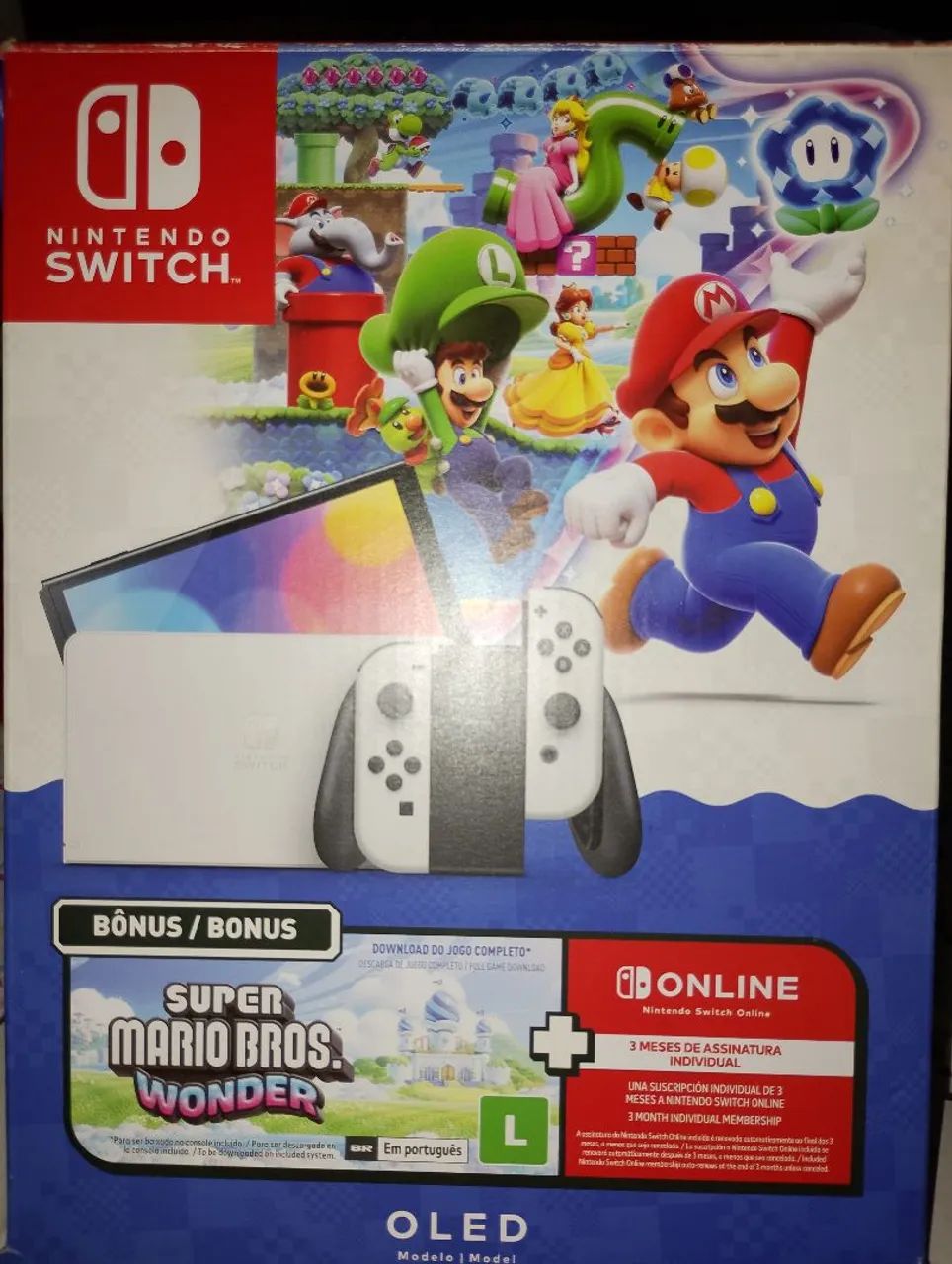 Nitendo switch oled branco  - Foto 2
