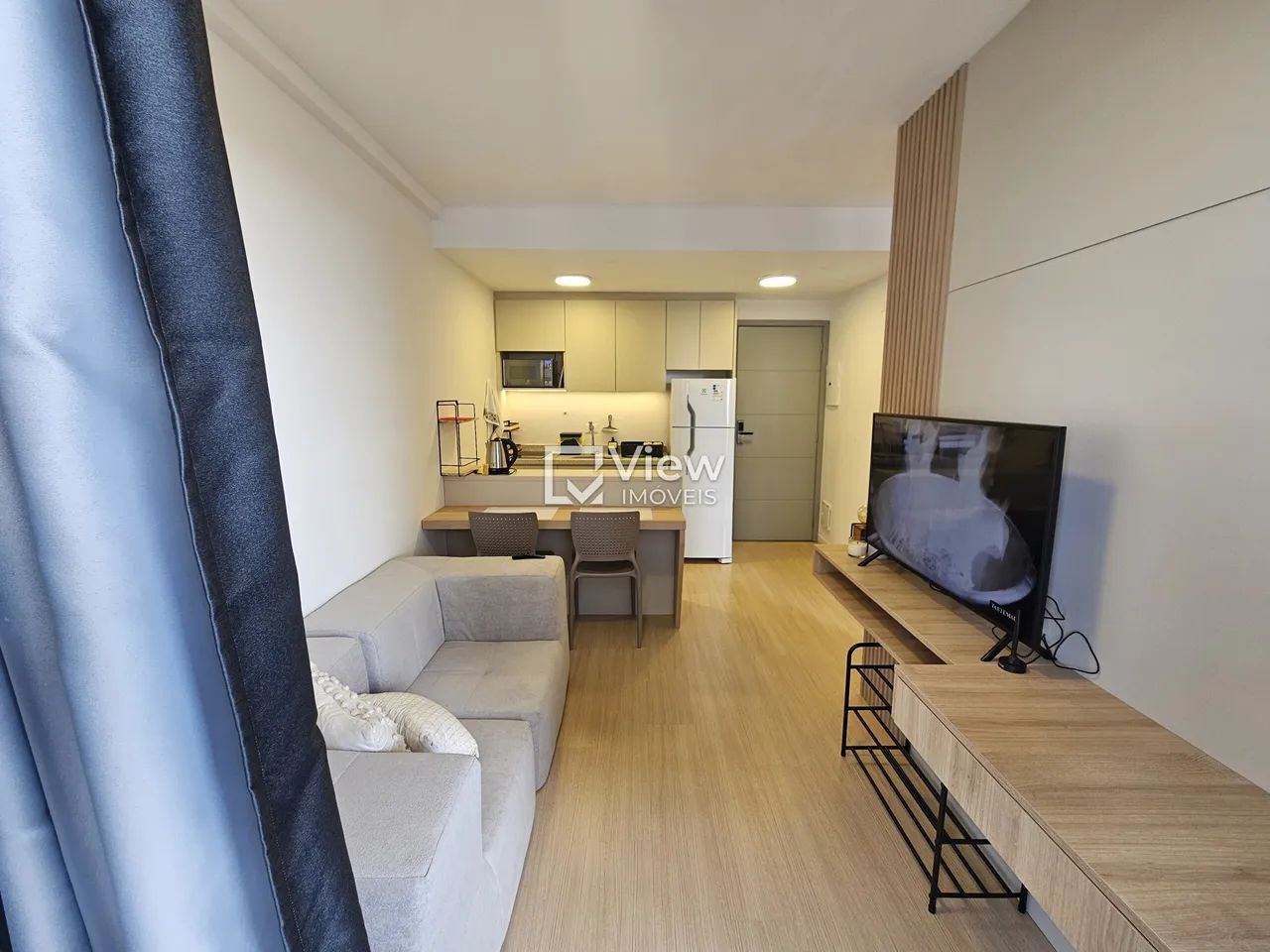 Studio com 35,64m² privativos, mobiliado! - Foto 5