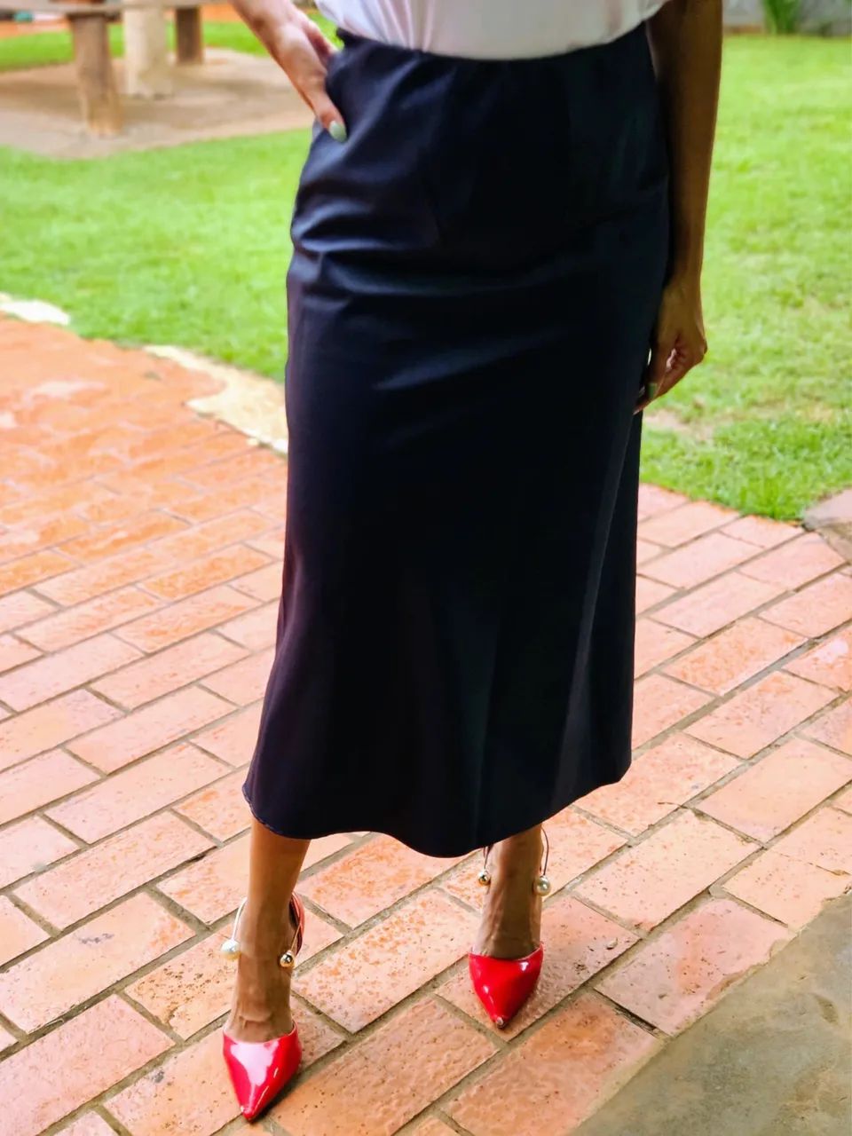 Saia Midi Feminina 