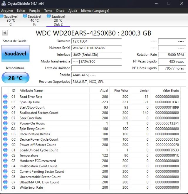 HD Western Digital Green 2TB - Foto 2