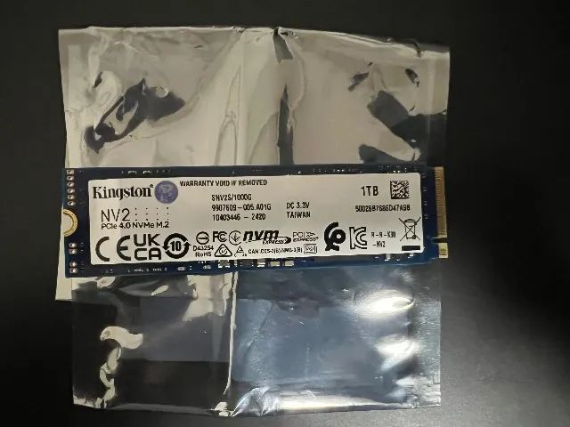 Ssd NVMe Kingston NV2 1Tera
