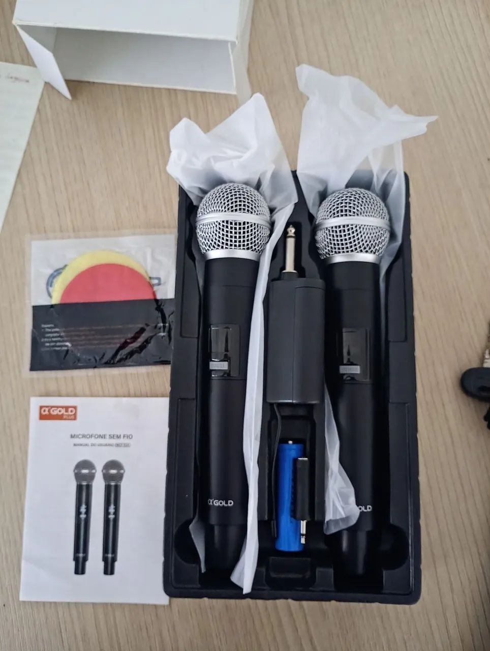 VENDE-SE MICROFONE SEM FIO NOVO - Foto 2