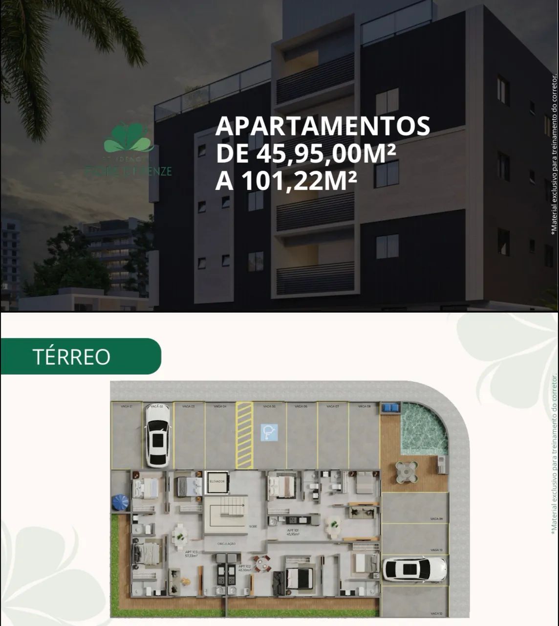 Apartamento Tipo Cobertura nos Bancários 