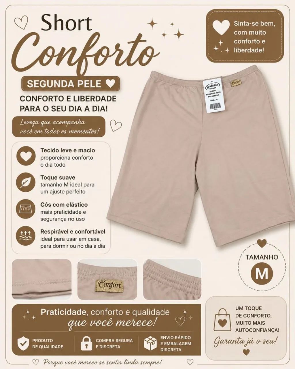 Short Segunda pele