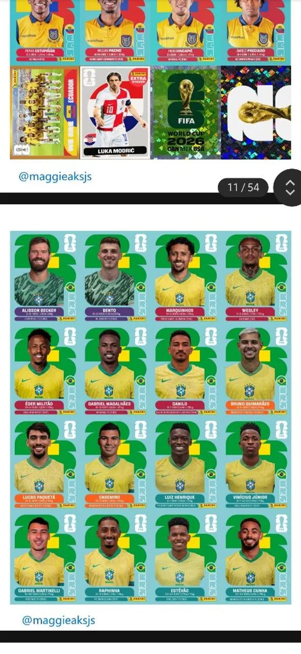 Figurinhas da copa pdf completo
