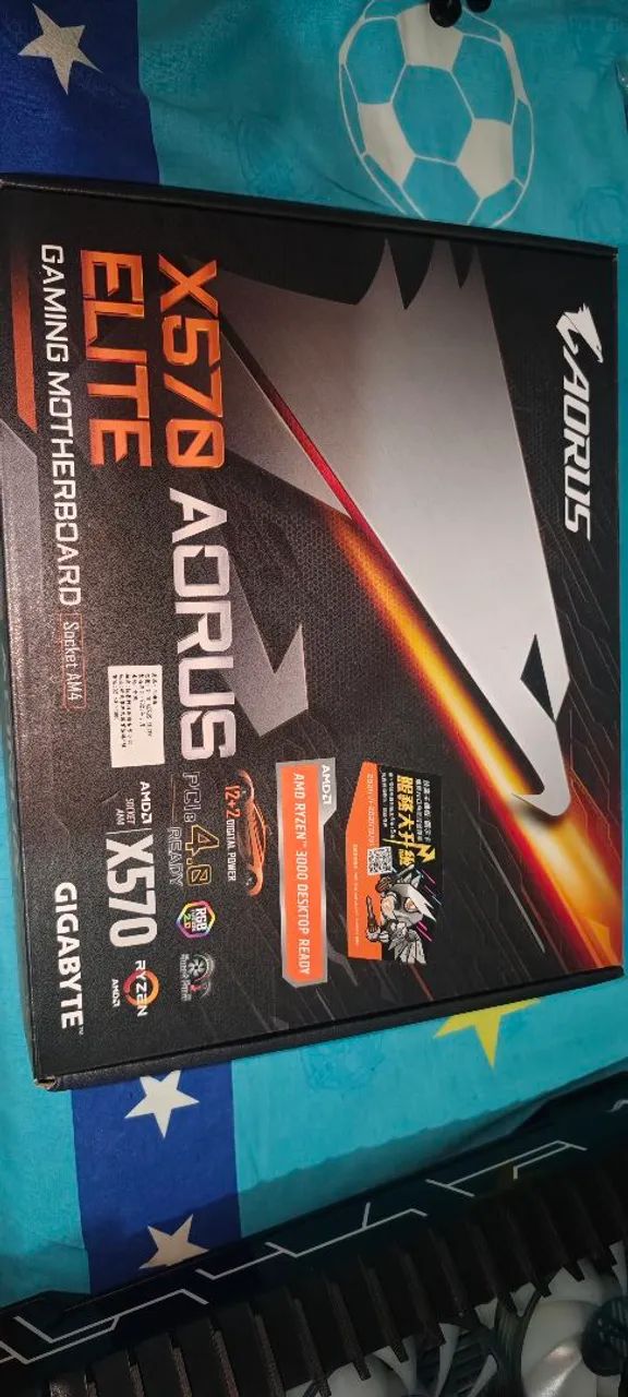 Placa mãe x570 aorus elite