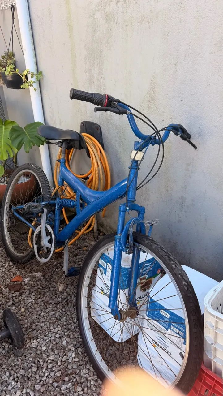 Bicicleta azul