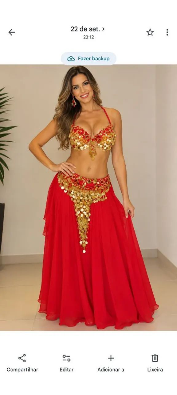 Figurino Dança do Ventre