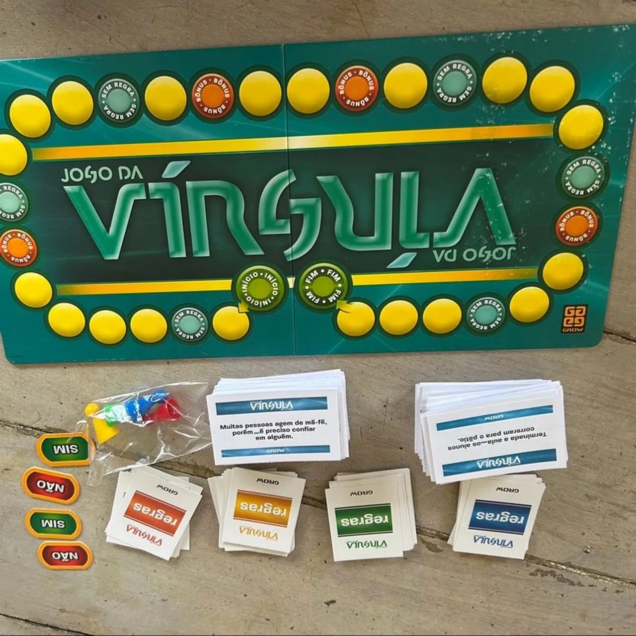Jogo da Vírgula - Tabuleiro - Foto 2