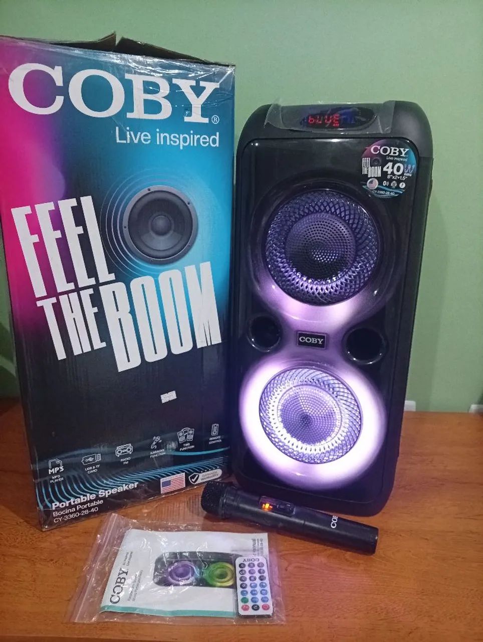 CAIXA DE SOM COBY BLUETOOTH 