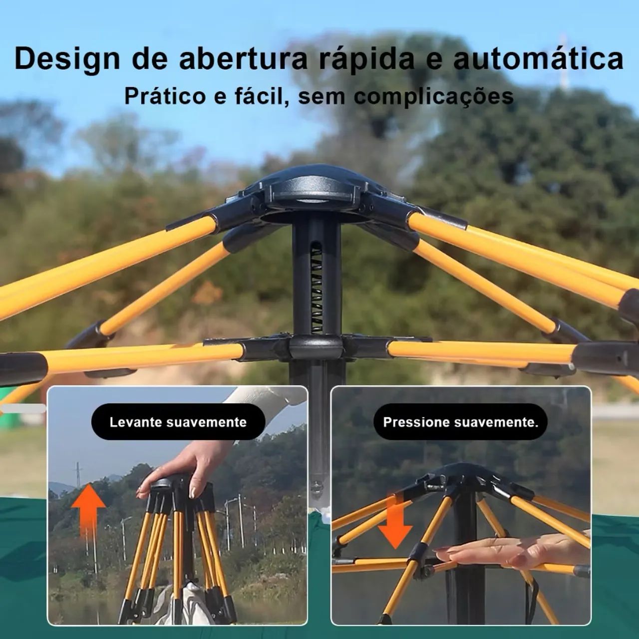 Barraca de Camping Automático 2 a 3 Pessoas - Foto 5