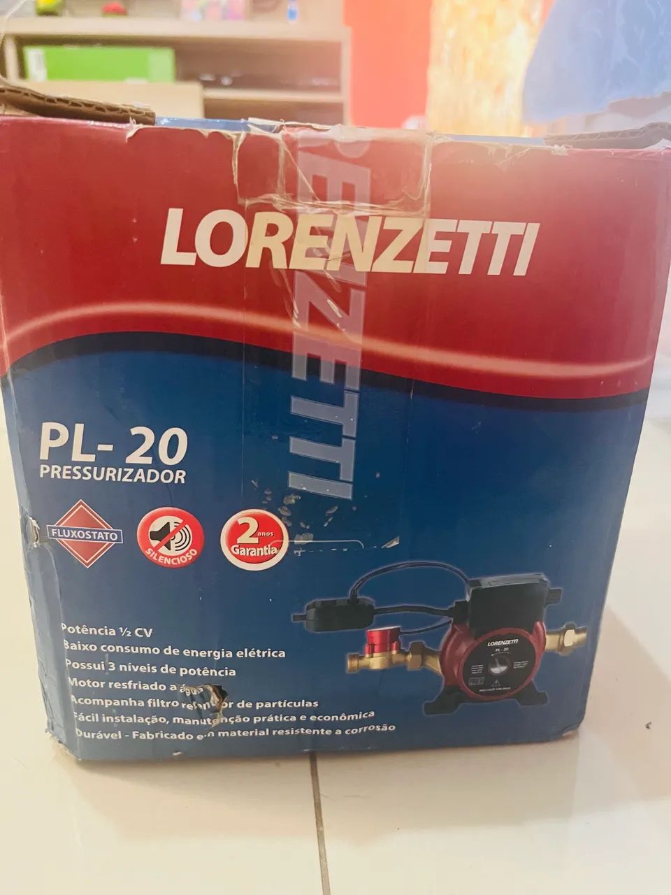 Vendo Pressurizador Lorenzetti PL20 - Foto 2