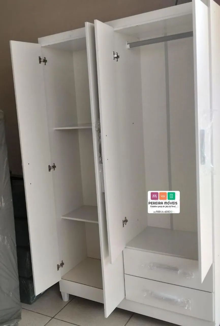 Guarda Roupa 4 portas e 2 Gavetas na Promoção  - Foto 3
