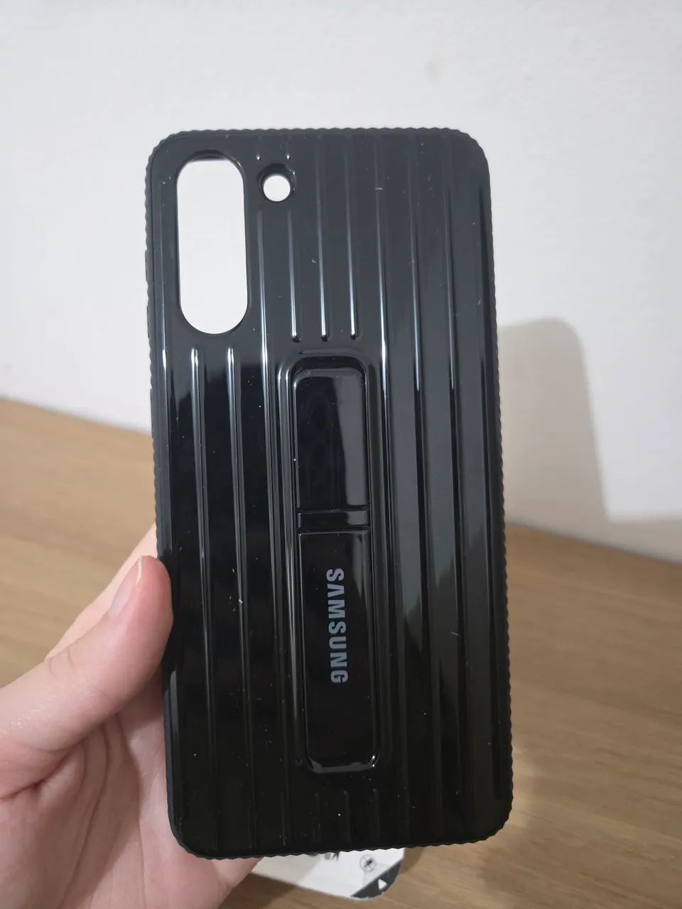 Capa Samsung Galaxy S21+ Protective Standing Cover Original - Preta - Foto 3