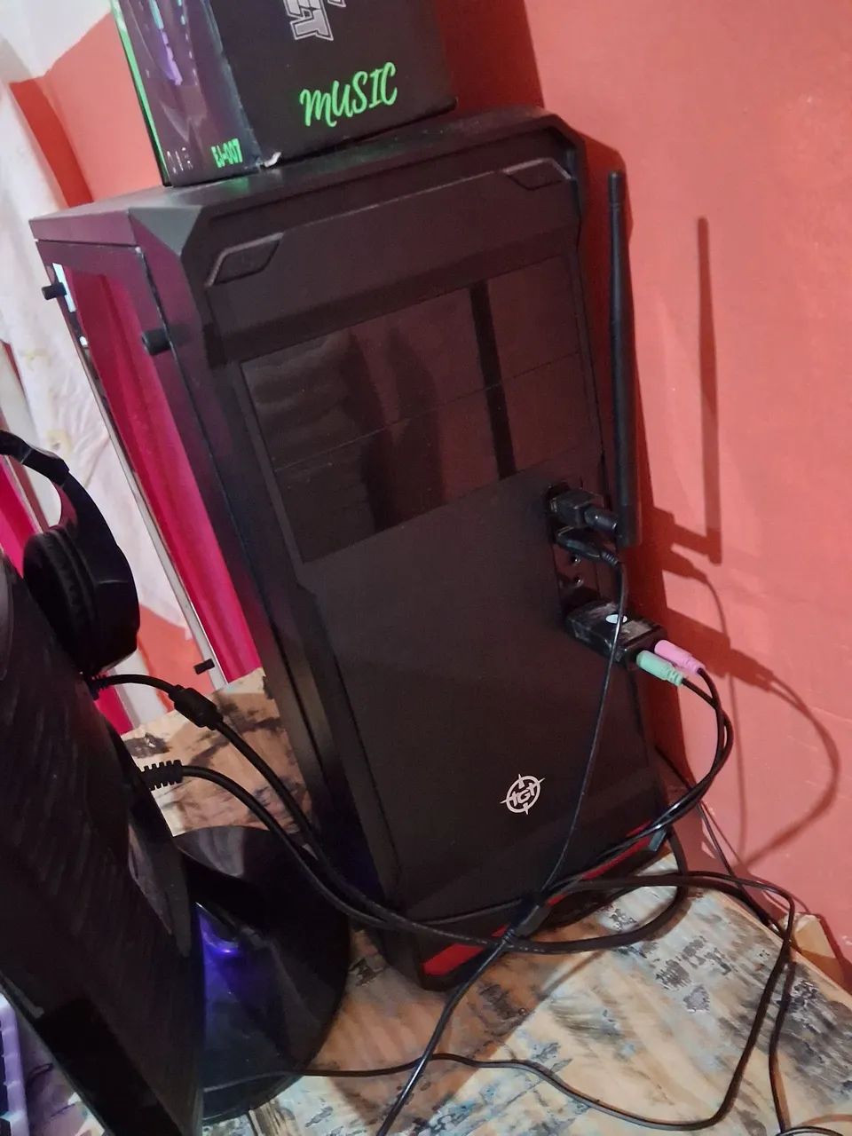 Pc game usado excelente troco por iPhone 12 pro max bom - Foto 2