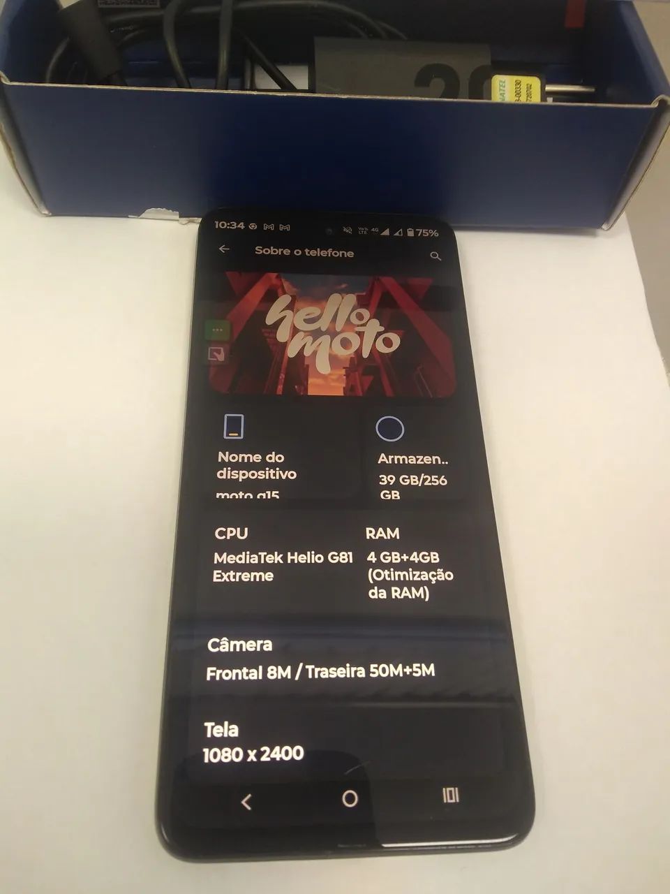 Moto g15 muito novo 256 GB - Foto 5