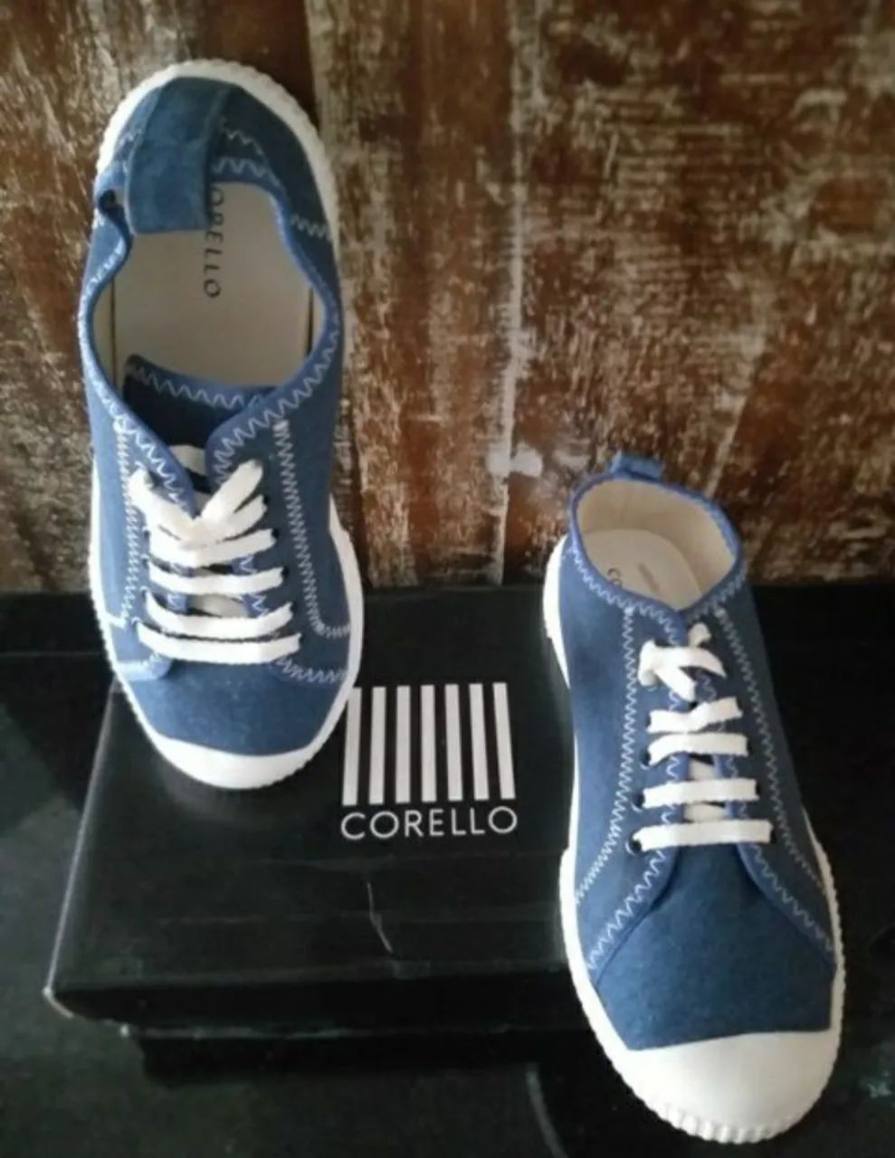 TÊNIS JEANS, UNISSEX, MARCA CORELLO. - Foto 3