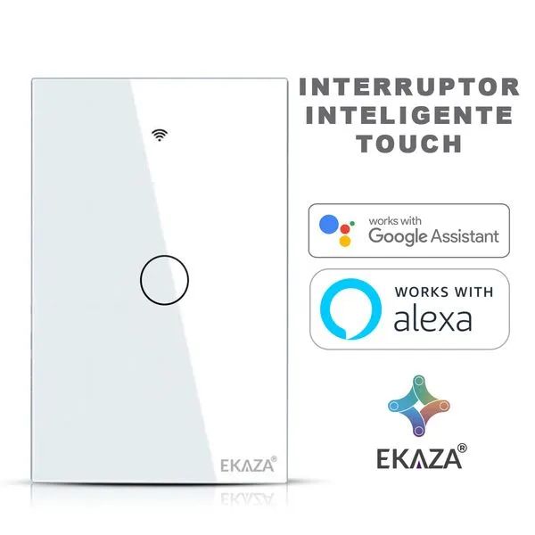 PROMOÇÃO Interruptor inteligente touch wi-fi Google home Alexa 1 botão  - Foto 2