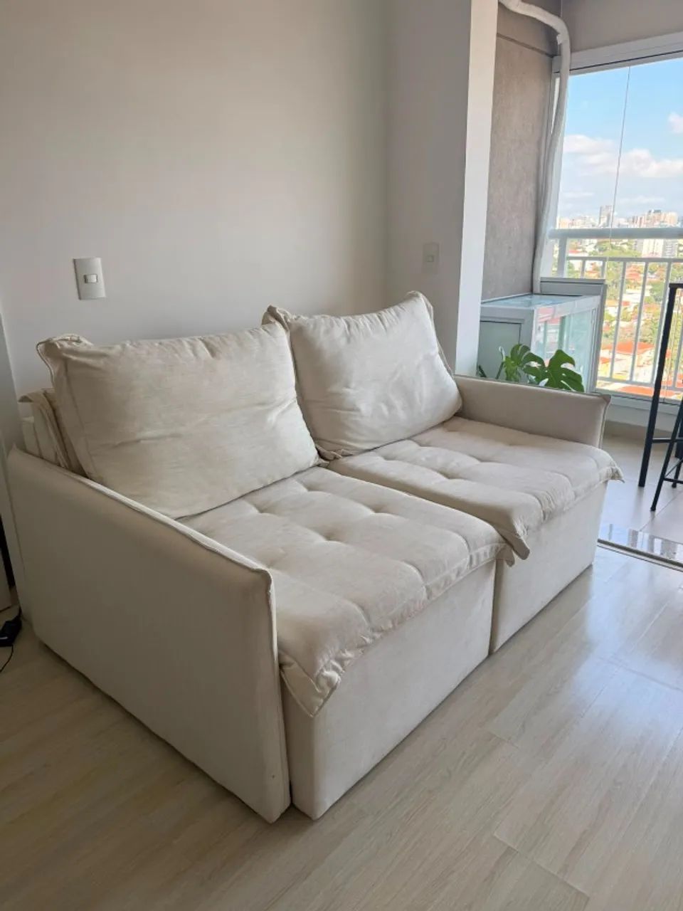 Sofá Retrátil 1,80 m - Muito Conservado  - Foto 2