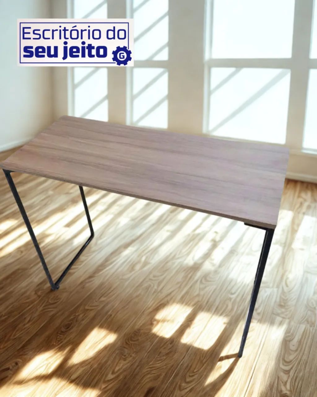 Escrivaninha NOVA Mesa Multiuso para Notebook Computador de Estudo Escritório Birô Gamer - Foto 4