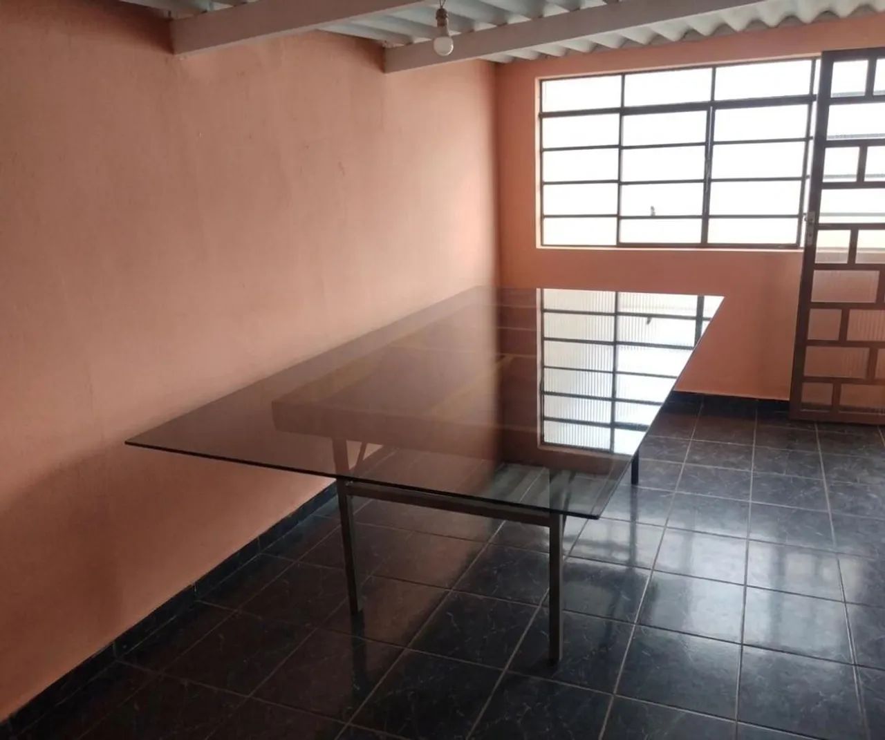 Mesa de vidro grande