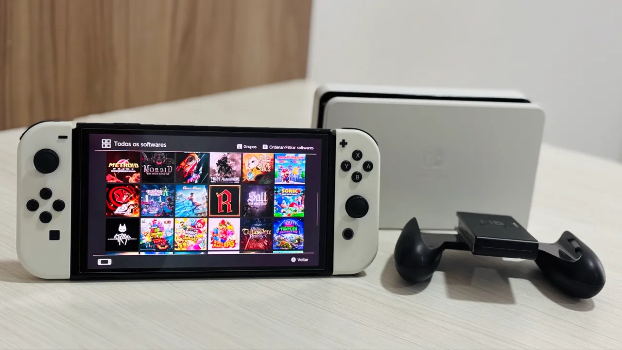 Nintendo Switch 2 + pró controle 1+ jogos inclusos - Jogos de