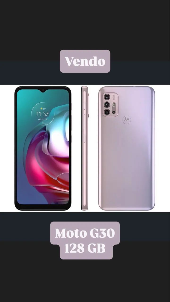 Moto G30 - Celulares e Smartphones - Manoel Correa, Cabo Frio
