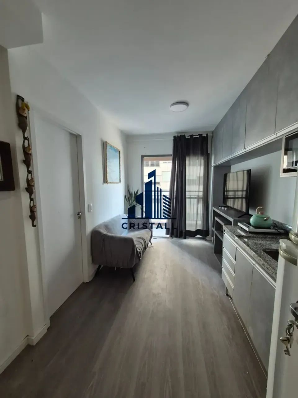 Apartamento para locação com 01 dormitório mobiliado