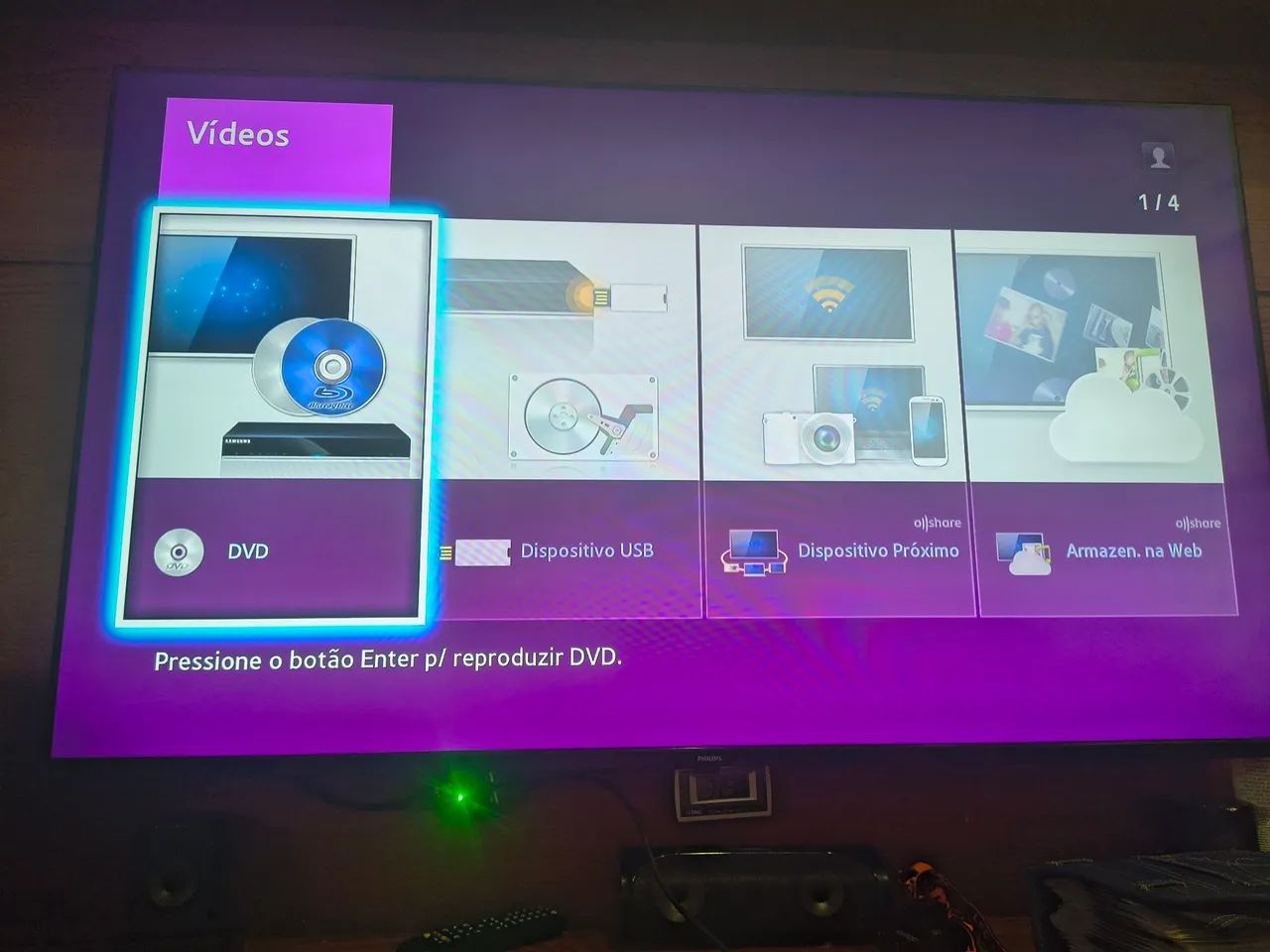 Home teather Samsung, blu-ray,1000w, caixas sem fio - Foto 4
