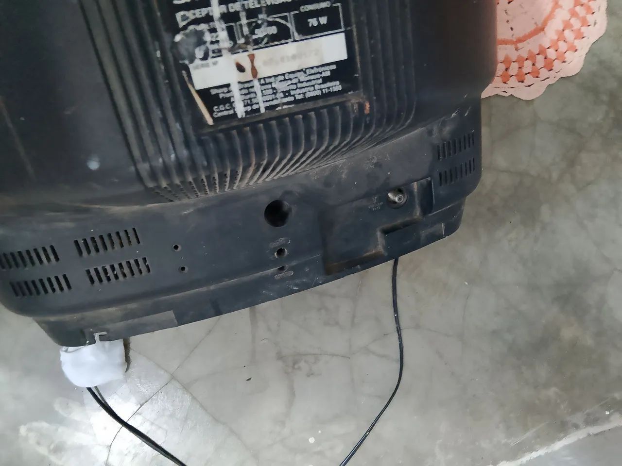 Tv de tubo CRT VHF 14 polegadas  - Foto 3