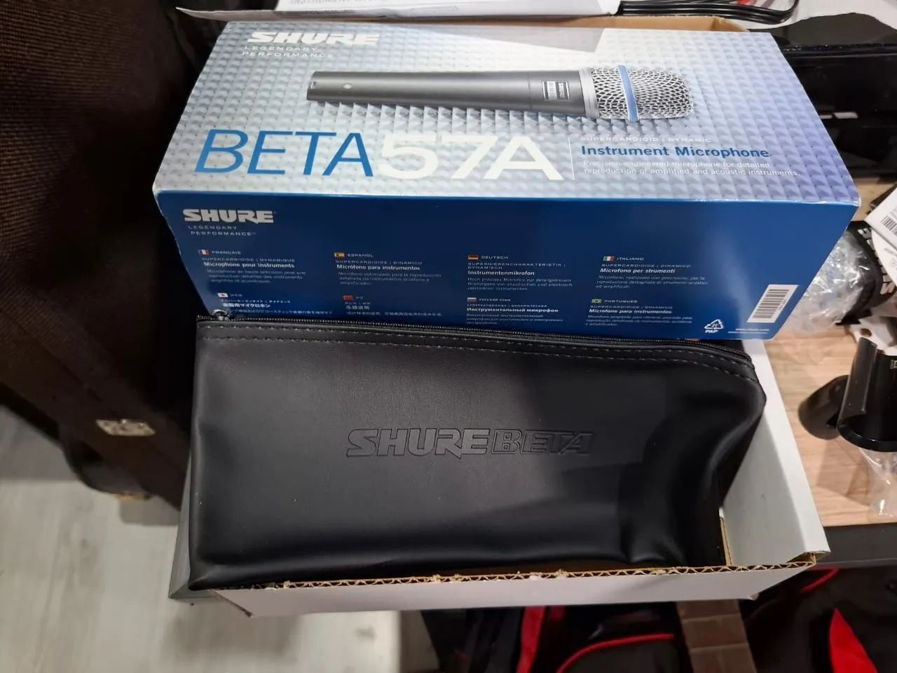 Microfone SHURE Beta 57A  - ORIGINAL - Foto 4