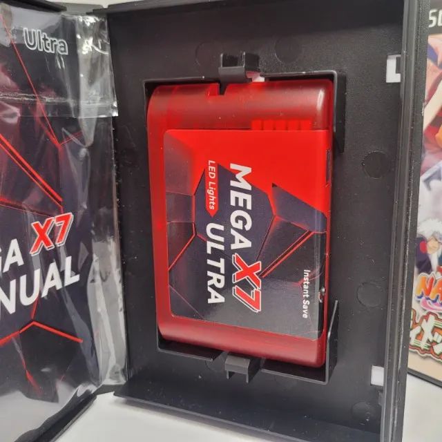 Cartucho Flash Mega X7 Ultra Com Save State E LED Mega Drive Genesis - Foto 4