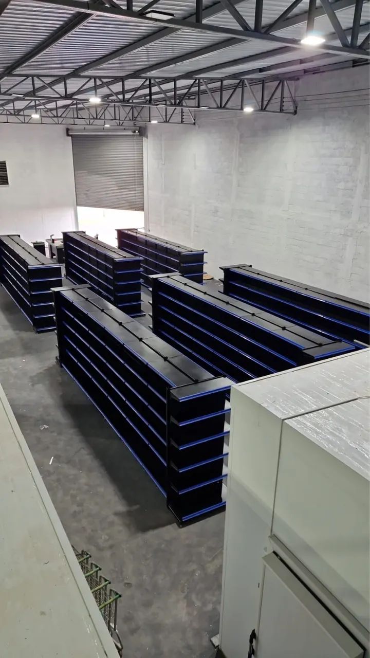 GÔNDOLAS NOVAS DIRETO DA FÁBRICA 