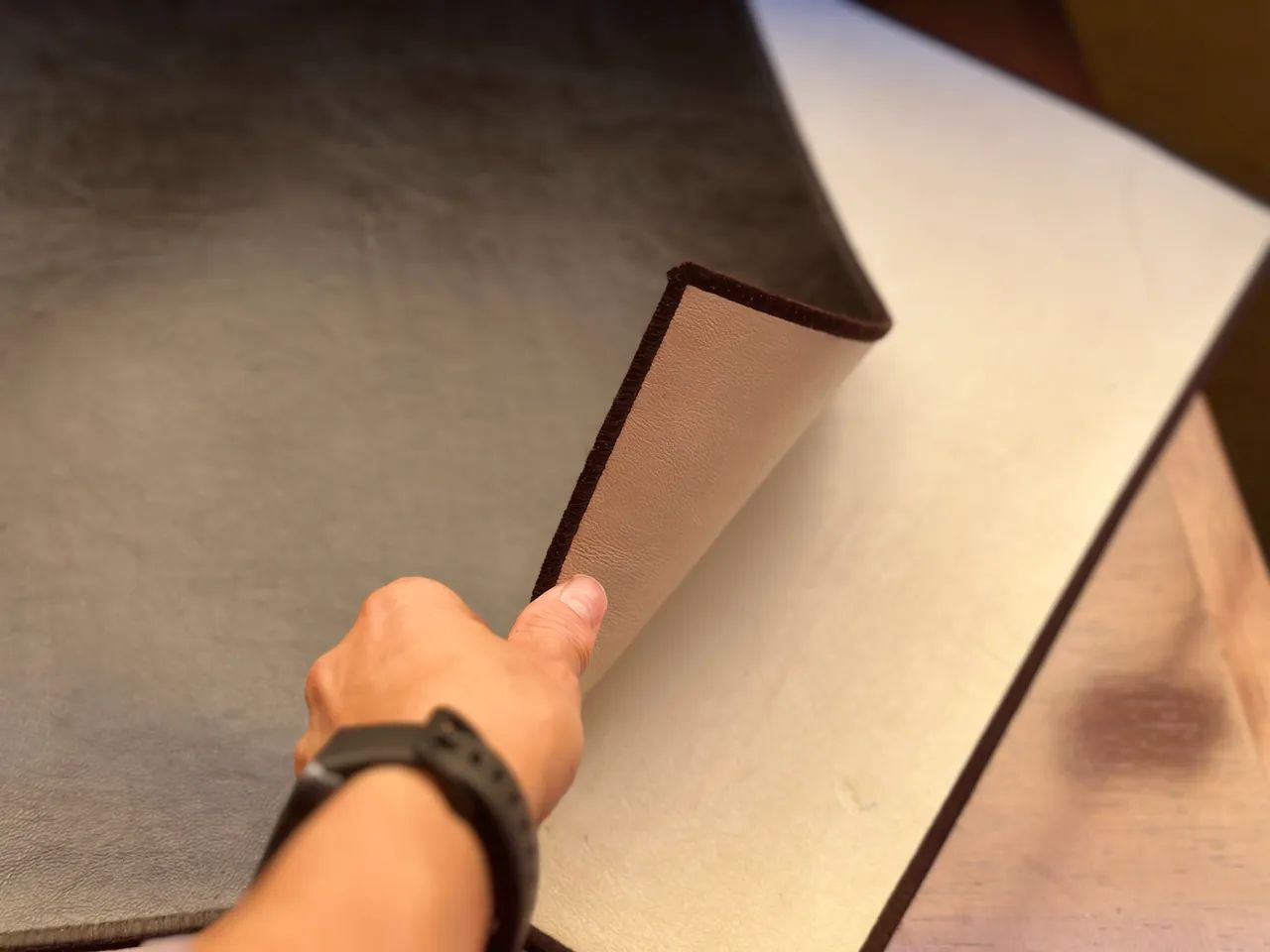 Jogo Americano Couro Dupla Face