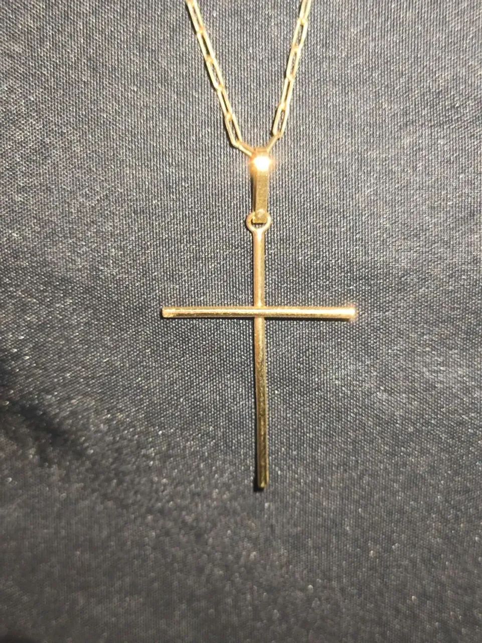 Corrente Ouro 18K | 60cm + 2,5cm pinjente | 2,7g - Foto 5