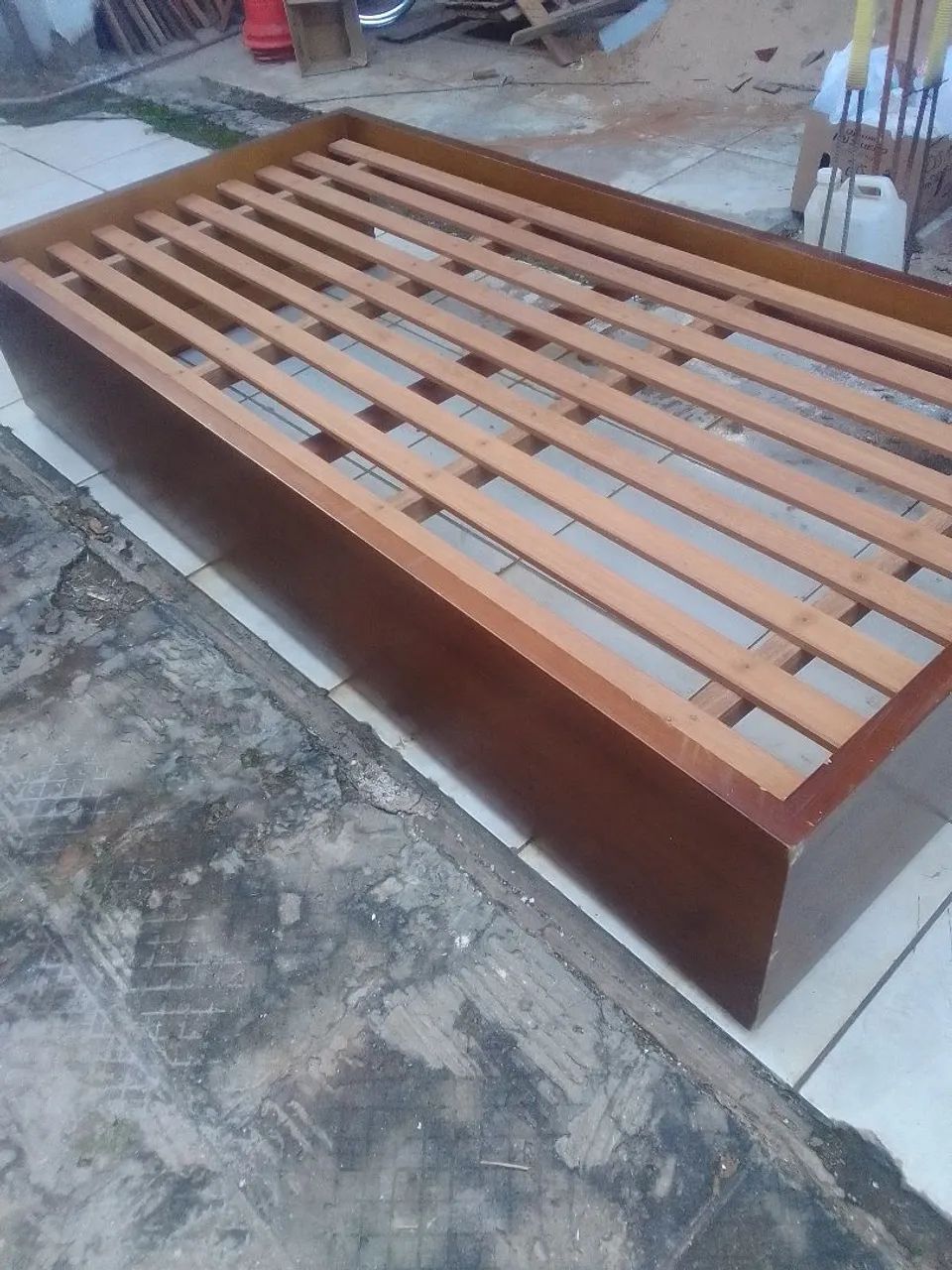 Cama box de solteiro
