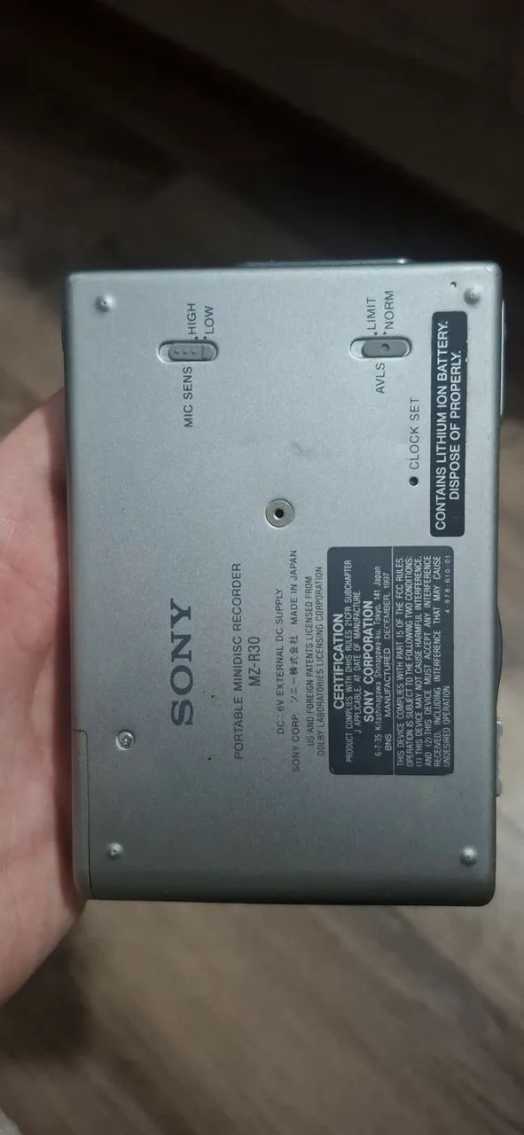 MD PLAYER E RECORD SONY MZ-R30 - Foto 2