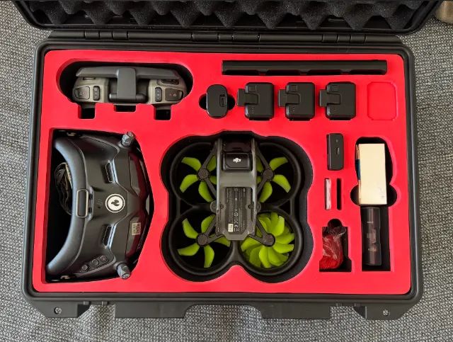 Dji Avata + Mala de transporte + Acessórios