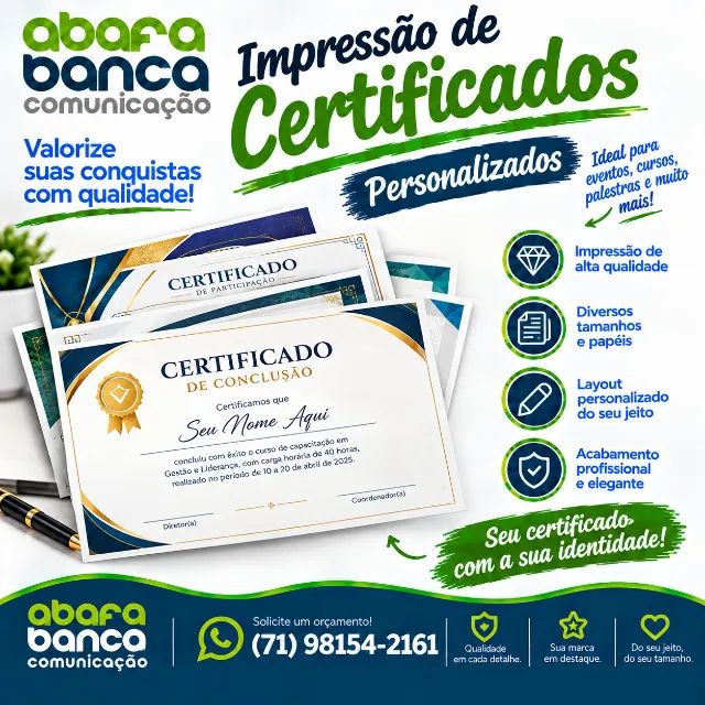 Certificado Personalizado