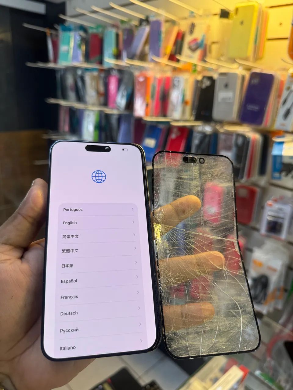 Trocamos apenas o vidro do seu celular 