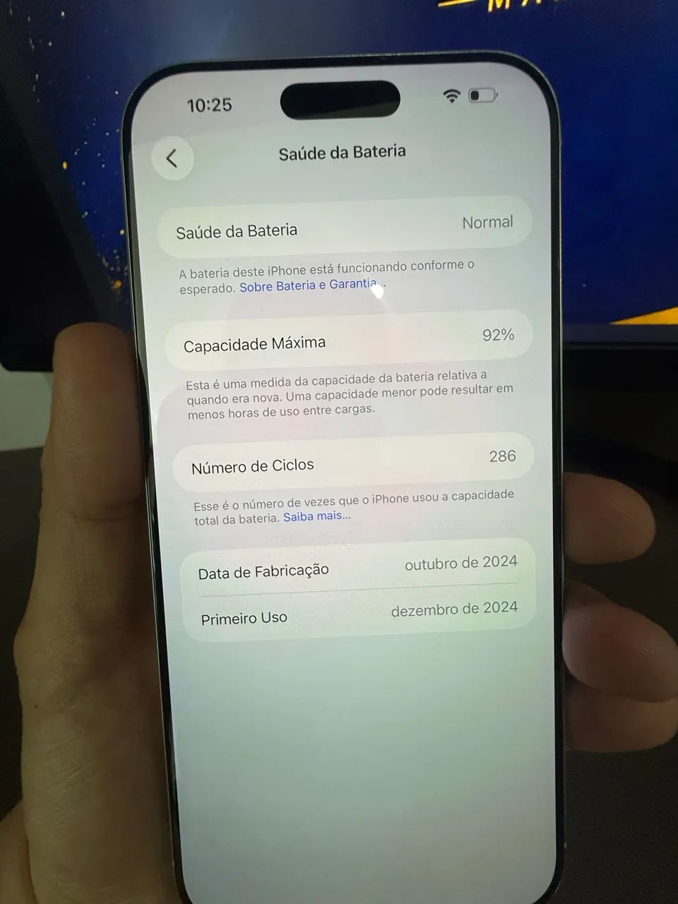 iPhone 16 Pro Max 256gb - Bateria 92% - Foto 4