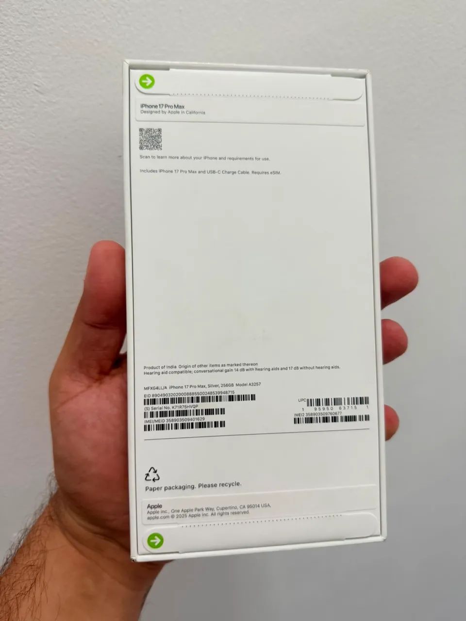 iPhone 17 pro Max 256gb lacrado  - Foto 2