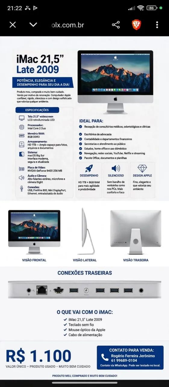iMac 21,5