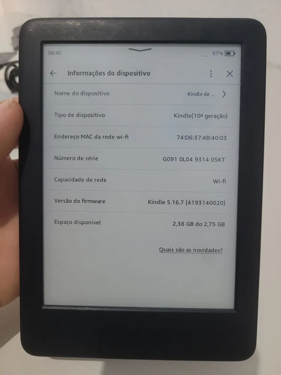 Kindle 10 geração  - Foto 2