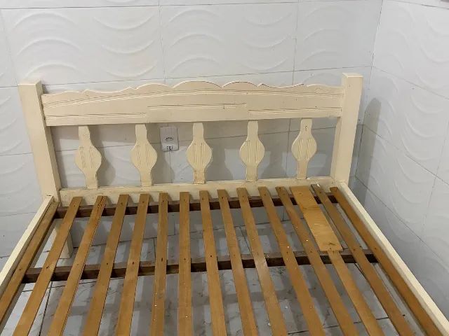 Cama de Casal em Madeira Maciça  - Foto 3