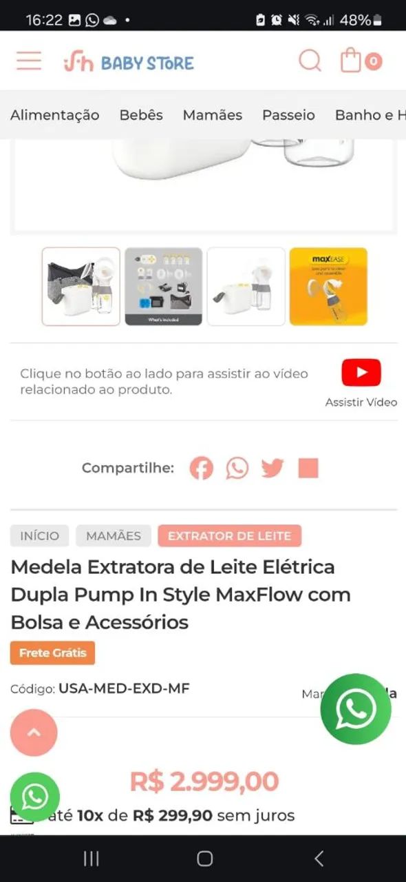 Extrator de Leite Medela - Foto 4