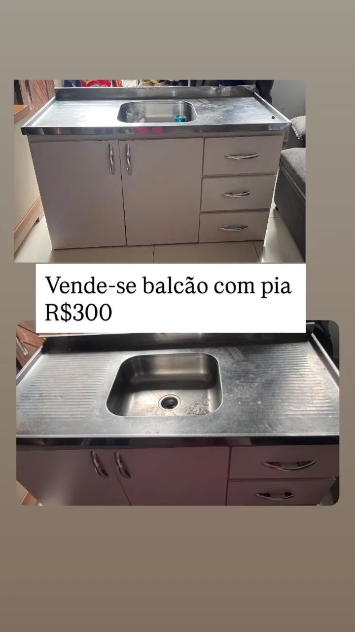 Balcão com pia 